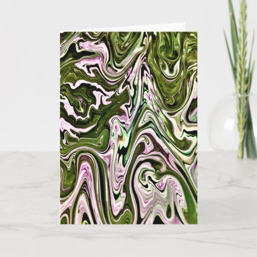 Abstrakte Farbstudie 480, Karte (Vorderseite)