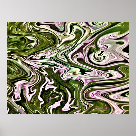 Abstrakte Farbstudie 480, Poster (Vorne)