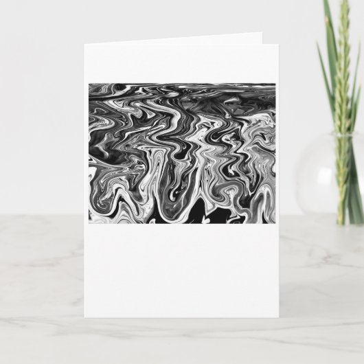 Abstrakte Farbstudie 481 / Noir, Karte (Vorderseite)