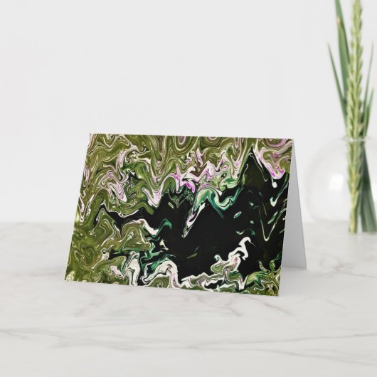 Abstrakte Farbstudie 482, Karte (Vorderseite)