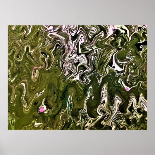 Abstrakte Farbstudie 483, Poster (Vorne)