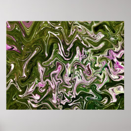 Abstrakte Farbstudie 485, Poster