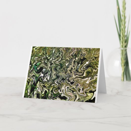 Abstrakte Farbstudie 487, Karte (Vorderseite)