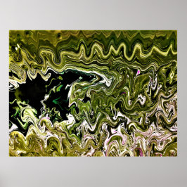 Abstrakte Farbstudie 495, Poster