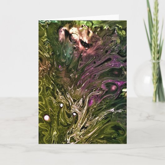 Abstrakte Farbstudie 499, Karte (Vorderseite)