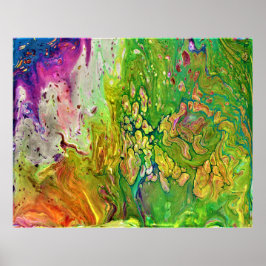 Abstrakte Farbstudie 4, Poster