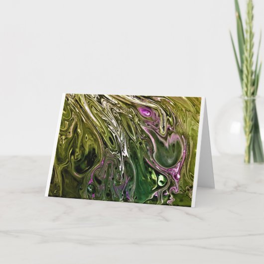 Abstrakte Farbstudie 500, Karte (Vorderseite)