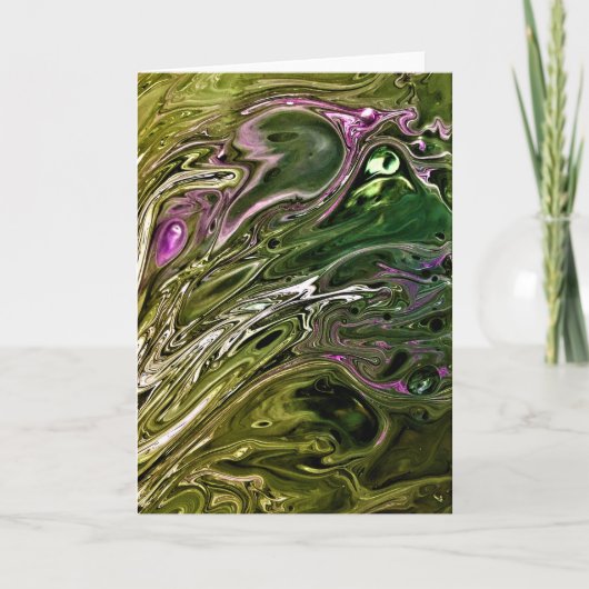 Abstrakte Farbstudie 500, Karte (Vorderseite)