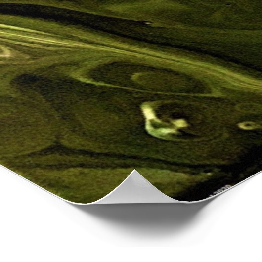 Abstrakte Farbstudie 500, Poster (Ecke)