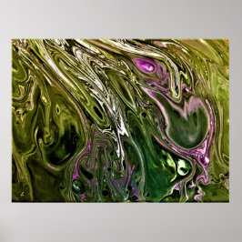 Abstrakte Farbstudie 500, Poster