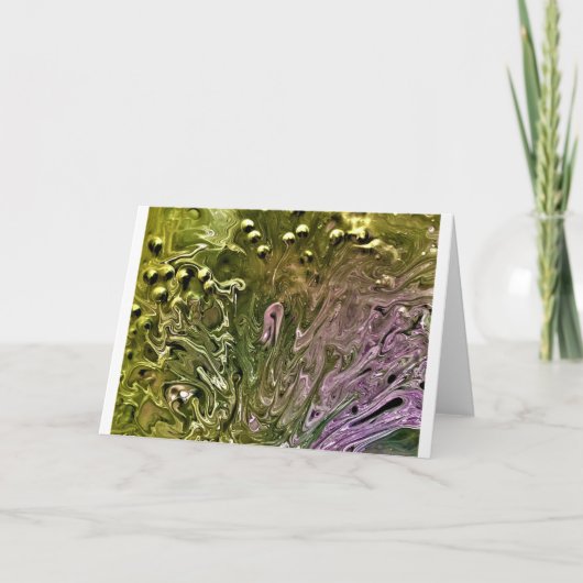 Abstrakte Farbstudie 501, Karte (Vorderseite)