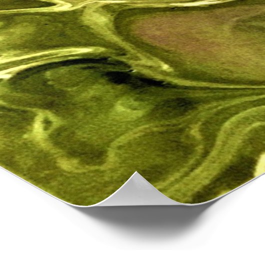 Abstrakte Farbstudie 501, Poster (Ecke)