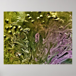 Abstrakte Farbstudie 501, Poster