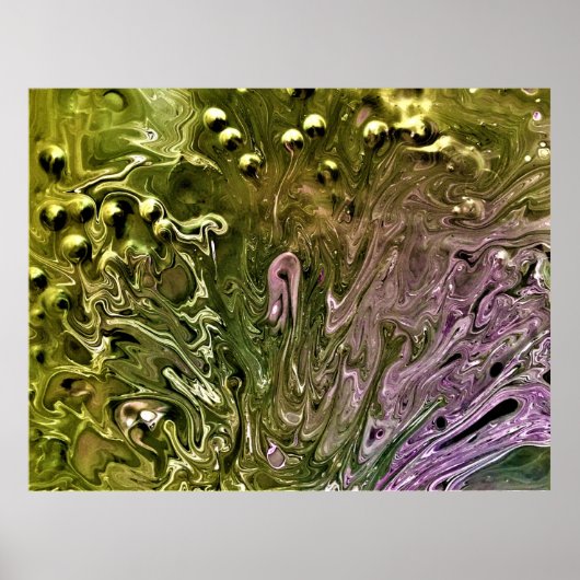 Abstrakte Farbstudie 501, Poster (Vorne)