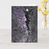 Abstrakte Farbstudie 503, Karte (Gelbe Blume)