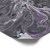 Abstrakte Farbstudie 503, Poster (Ecke)