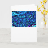 Abstrakte Farbstudie 505, Karte (Gelbe Blume)