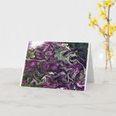 Abstrakte Farbstudie 506, Karte (Gelbe Blume)