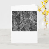 Abstrakte Farbstudie 53 / Noir, Karte (Gelbe Blume)