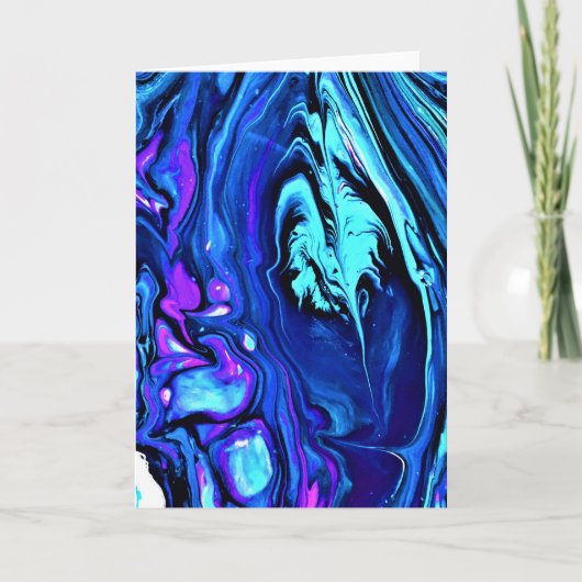 Abstrakte Farbstudie 55, Karte (Vorderseite)