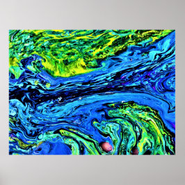 Abstrakte Farbstudie 56, Poster