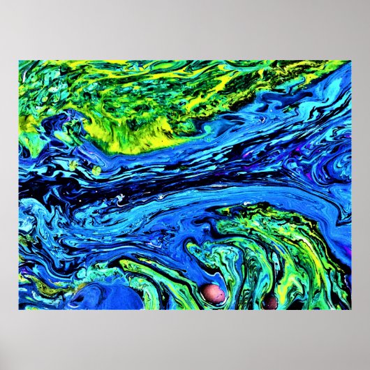 Abstrakte Farbstudie 56, Poster (Vorne)