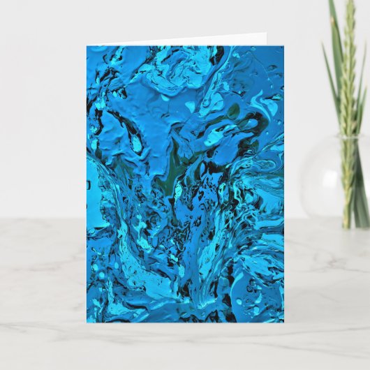 Abstrakte Farbstudie 5, Karte (Vorderseite)