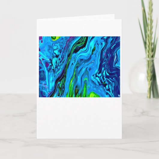 Abstrakte Farbstudie 60, Karte (Vorderseite)