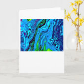 Abstrakte Farbstudie 60, Karte (Gelbe Blume)