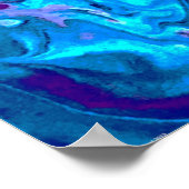 Abstrakte Farbstudie 60, Poster (Ecke)