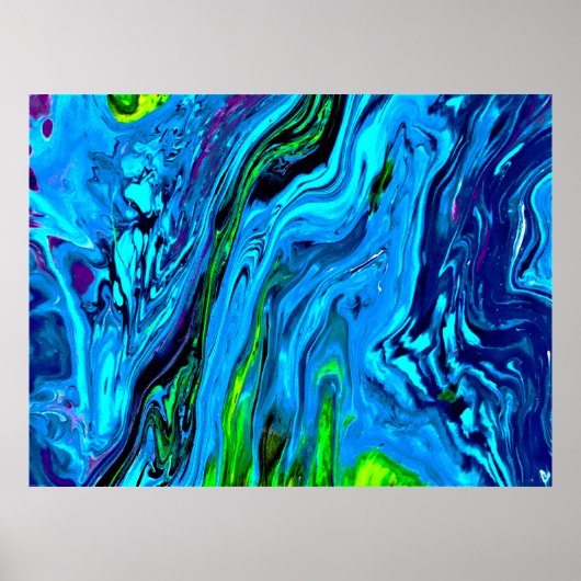 Abstrakte Farbstudie 60, Poster (Vorne)