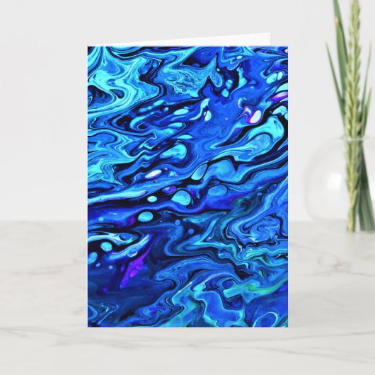 Abstrakte Farbstudie 63, Karte (Vorderseite)