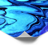 Abstrakte Farbstudie 67, Poster (Ecke)