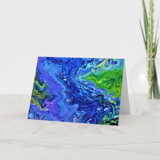 Abstrakte Farbstudie 68, Karte (Vorderseite)