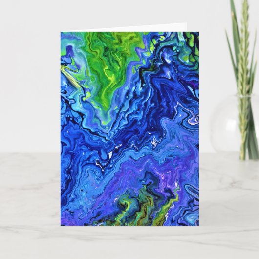 Abstrakte Farbstudie 68, Karte (Vorderseite)