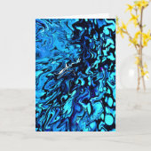 Abstrakte Farbstudie 69, Karte (Gelbe Blume)