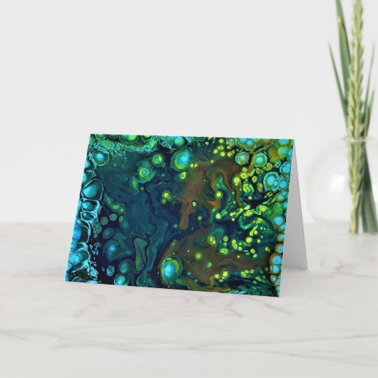 Abstrakte Farbstudie 6, Karte (Vorderseite)