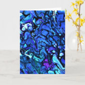 Abstrakte Farbstudie 71, Karte (Gelbe Blume)