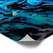 Abstrakte Farbstudie 72, Poster (Ecke)