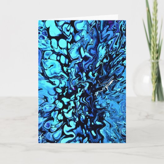 Abstrakte Farbstudie 74, Karte (Vorderseite)