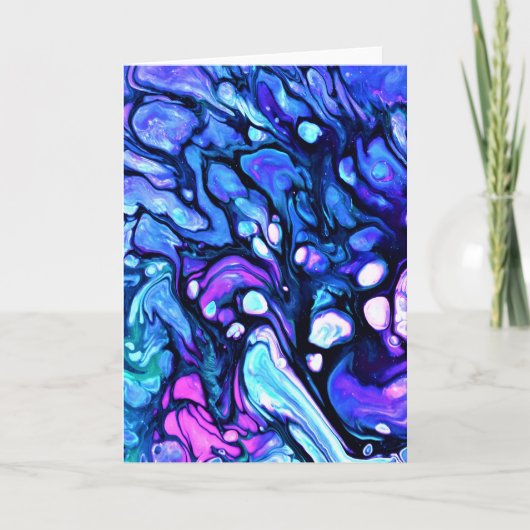 Abstrakte Farbstudie 75, Karte (Vorderseite)