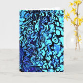 Abstrakte Farbstudie 76, Karte (Gelbe Blume)