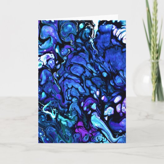 Abstrakte Farbstudie 77, Karte (Vorderseite)