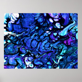 Abstrakte Farbstudie 77, Poster