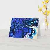 Abstrakte Farbstudie 79, Karte (Gelbe Blume)