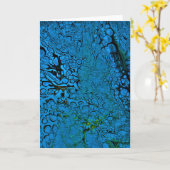 Abstrakte Farbstudie 7, Karte (Gelbe Blume)