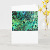 Abstrakte Farbstudie 82, Karte (Gelbe Blume)