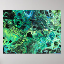 Abstrakte Farbstudie 82, Poster