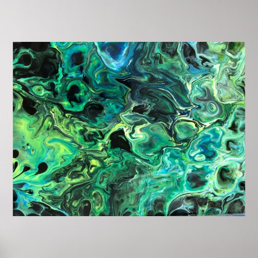 Abstrakte Farbstudie 82, Poster (Vorne)