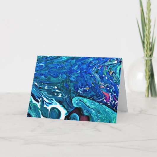 Abstrakte Farbstudie 83, Karte (Vorderseite)